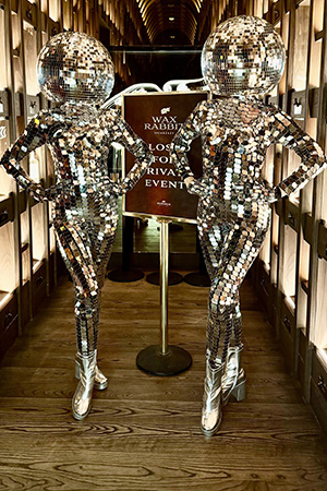 Disco Ball Head Dancers