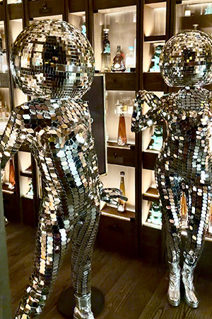 Disco Ball Head Dancers