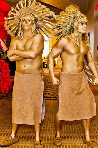 Human Living Statues