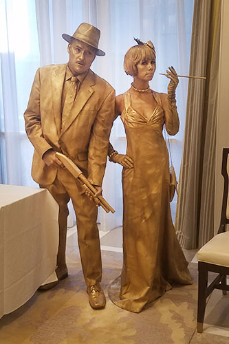 Human Living Statues