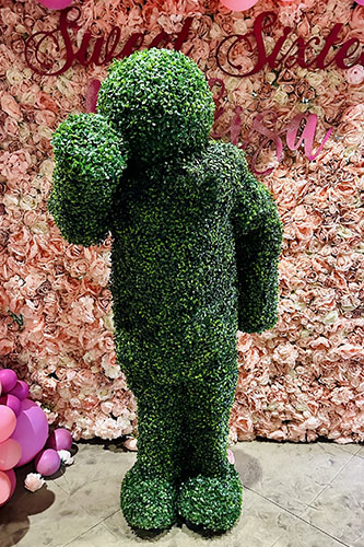 Human Hedge Statue
