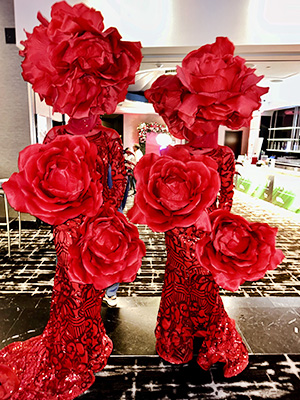 Red Rose Costume Characters