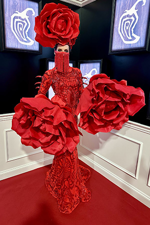 Red Rose Costume Characters