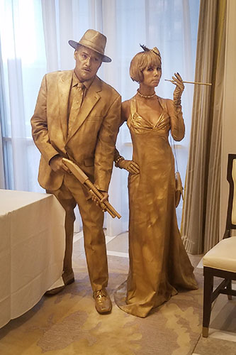 Gatsby Living Statues