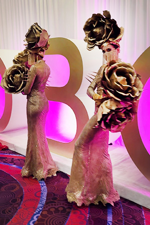 Gold Rose Costume Characters