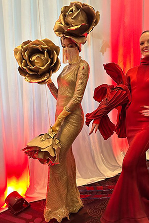 Gold Rose Costume Characters