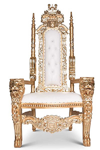 Gold/White King Throne