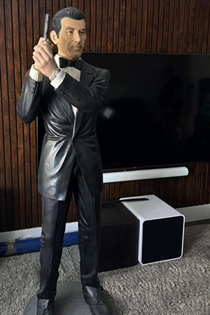 Life-Size Spy Statue