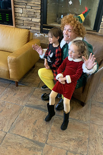 Buddy The Elf Impersonator