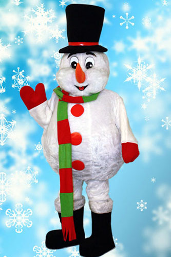 Snowman Mascot Character