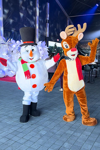 Snowman Mascot Character